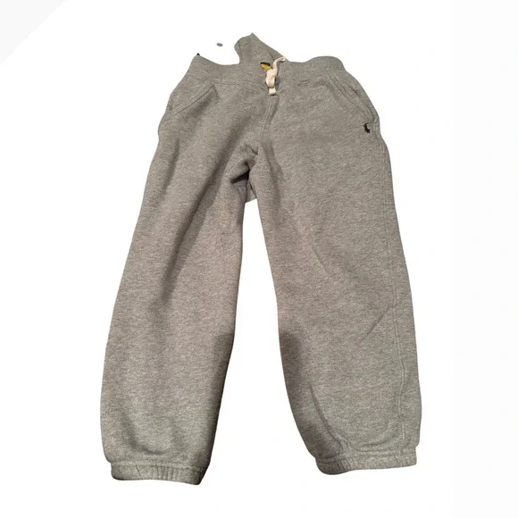 Polo Ralph Lauren Kids Gray Fleece Hoodie and Sweatpants Tracksuit Set Size 5 - Picture 2 of 4